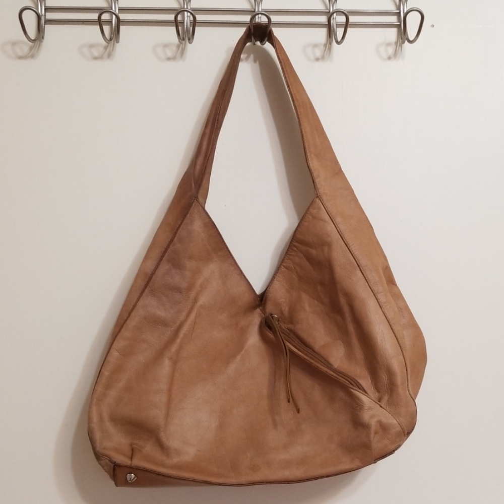 Hobo International saddle leather shoulder bag